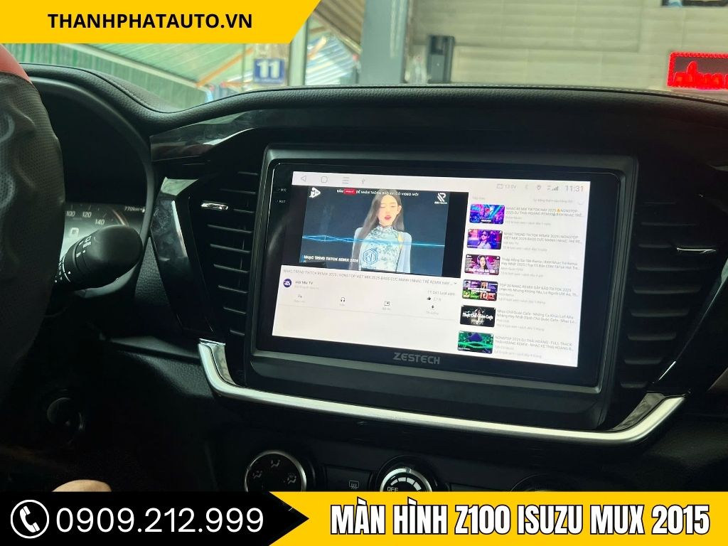 Màn Hình Z100 Isuzu MUX 2015