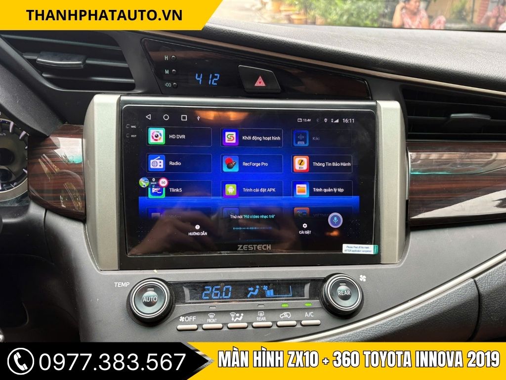 Hình Ảnh Màn Hình ZX10+ 360 Innova 2019