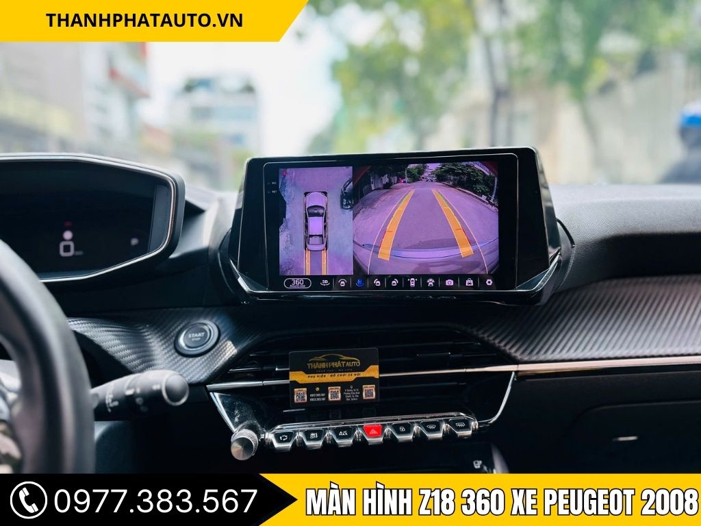 Màn Hình Z18 360 Xe Peugeot 2008