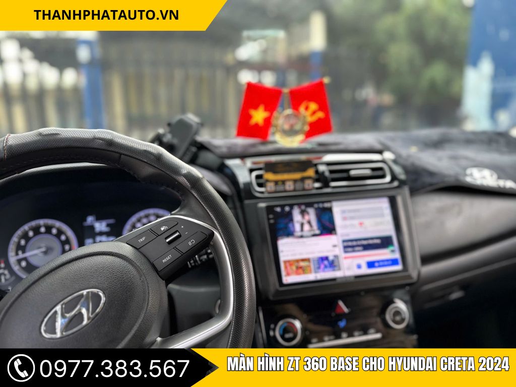 Màn Hình ZT360 Base Hyundai Creta 2024