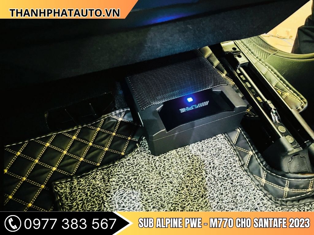 Sub Alpine PWE-M770 Cho Santafe 2023