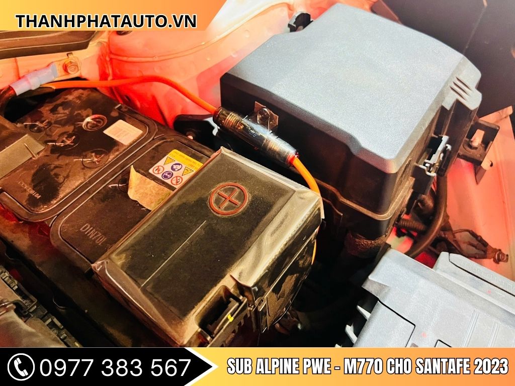 Sub Alpine PWE-M770 Cho Santafe 2023