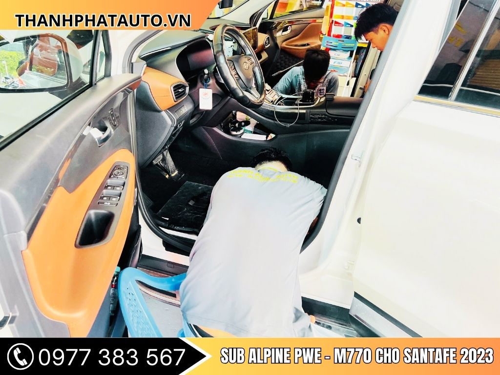 Sub Alpine PWE-M770 Cho Santafe 2023