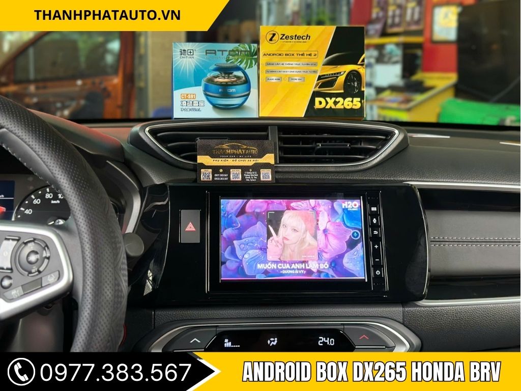 Android Box DX265 Honda BRV – Biến Màn Hình Zin Thành Màn Hình Thông Minh