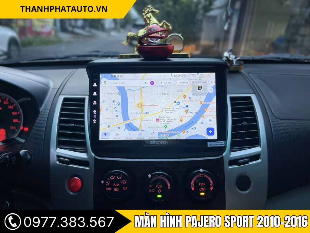 Hình Ảnh Màn Hình Pajero Sport 2010, 2011, 2012, 2013, 2014, 2015, 2016
