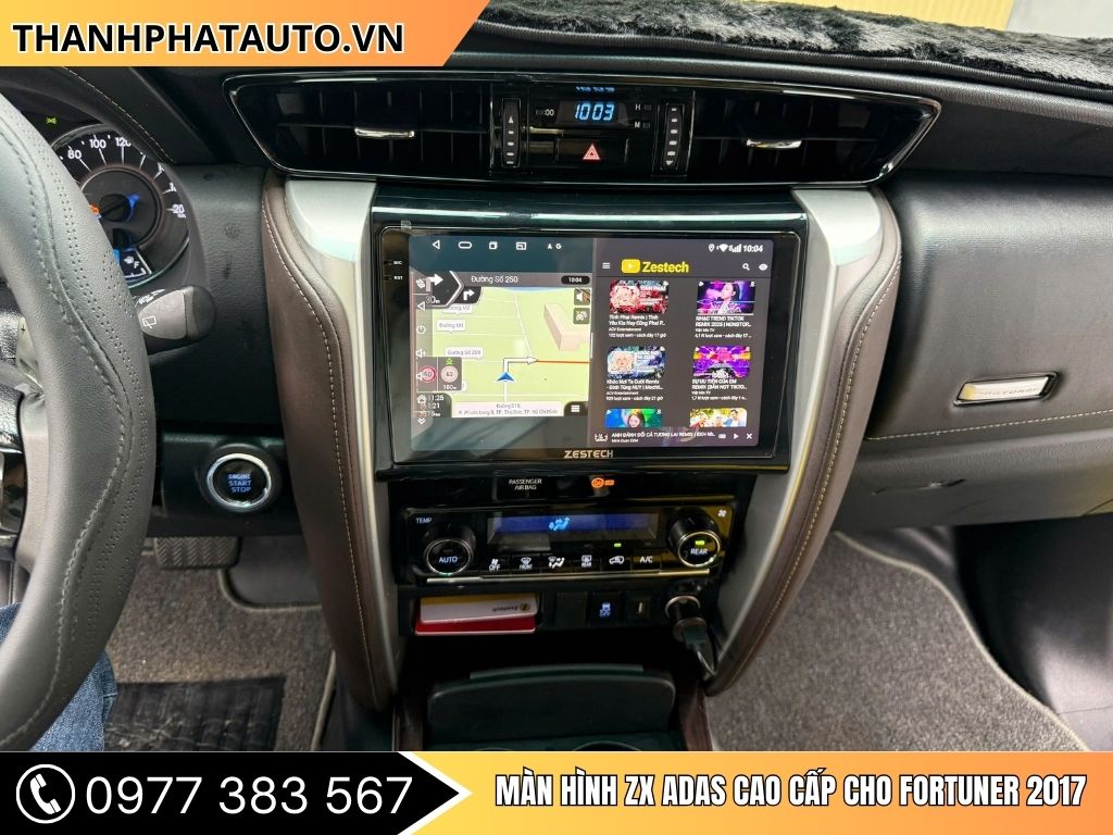 Màn Hình ZX ADAS Cao Cấp Cho Fortuner 2017