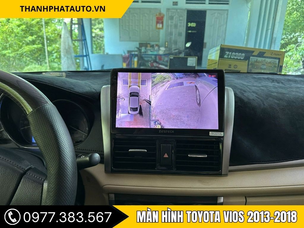 Hình Ảnh Màn Hình Toyota Vios 2013, 2014, 2015, 2016, 2017, 2018
