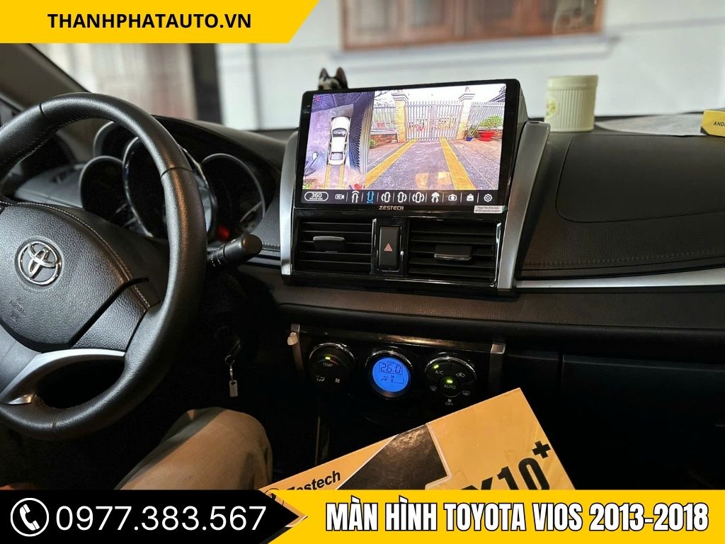 Hình Ảnh Màn Hình Toyota Vios 2013, 2014, 2015, 2016, 2017, 2018