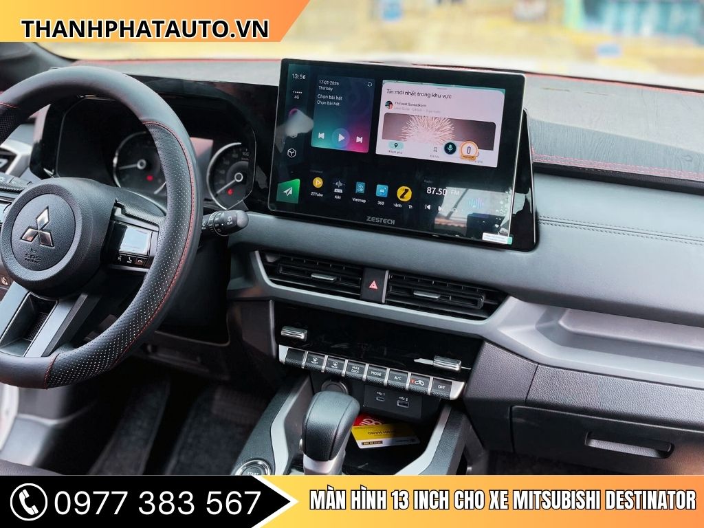 Màn Hình 13 Inch Cho Xe Mitsubishi Destinator