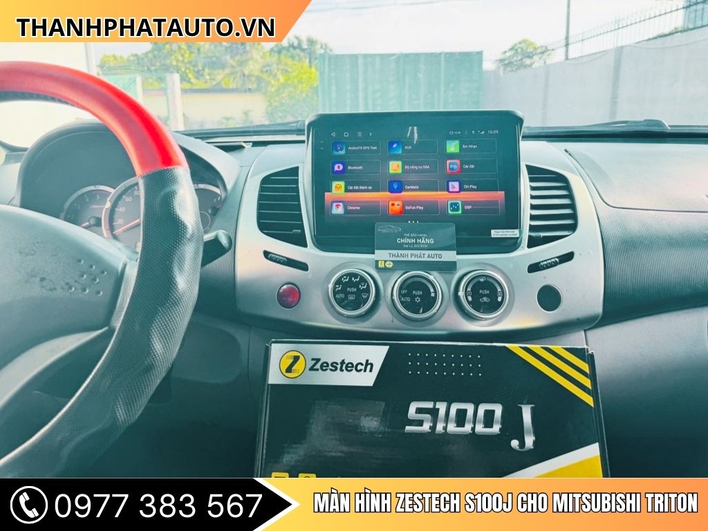 Màn Hình Zestech S100J Cho Mitsubishi Triton