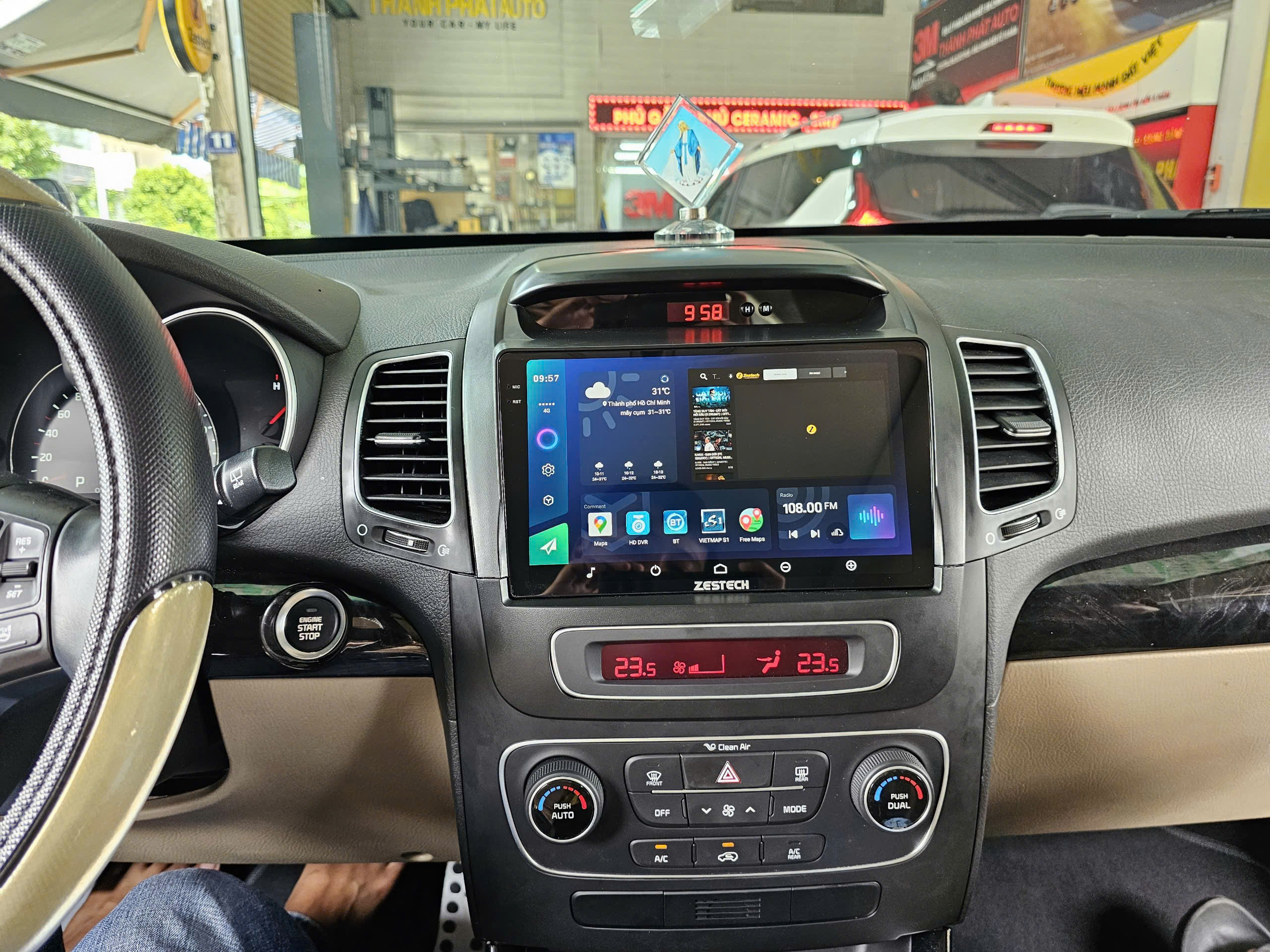 Màn Hình Android Kia Sorento