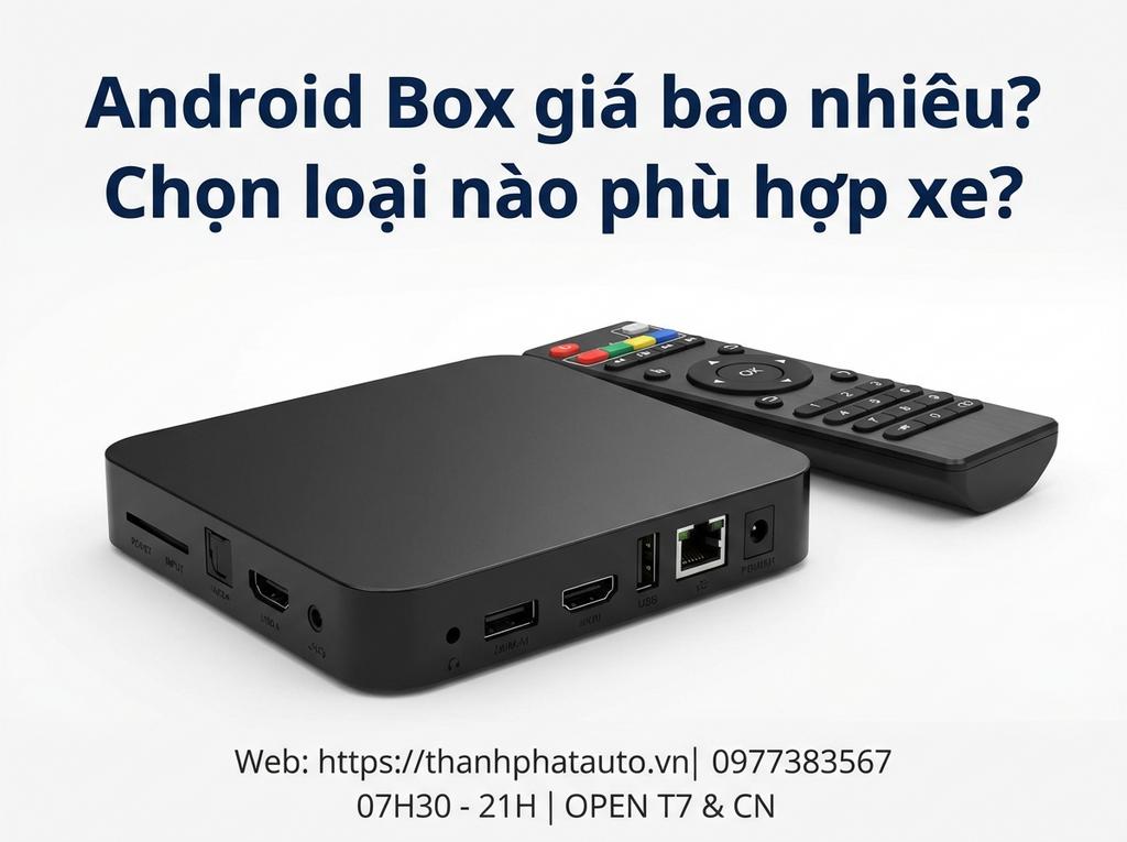 Android Box giá bao nhiêu? Chọn loại nào phù hợp xe?