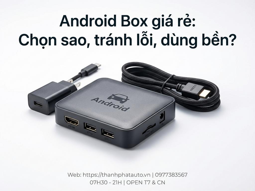 Android Box giá rẻ: Chọn sao, tránh lỗi, dùng bền?