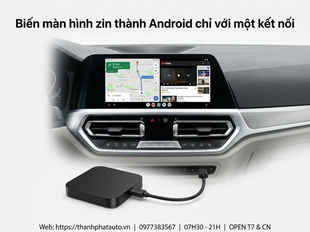 Biến màn hình zin thành Android chỉ với một kết nối