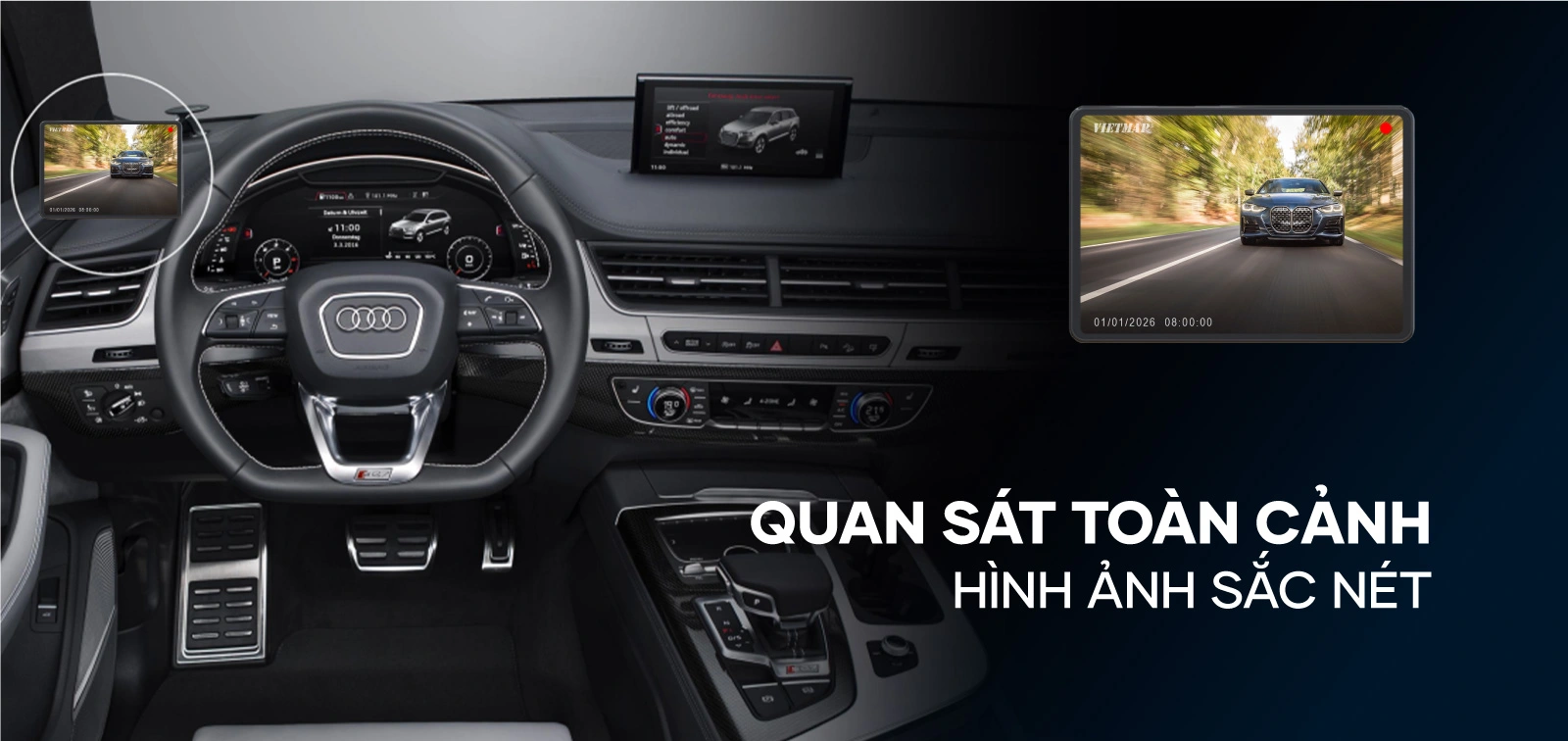 gương điện tử vietmap sc620