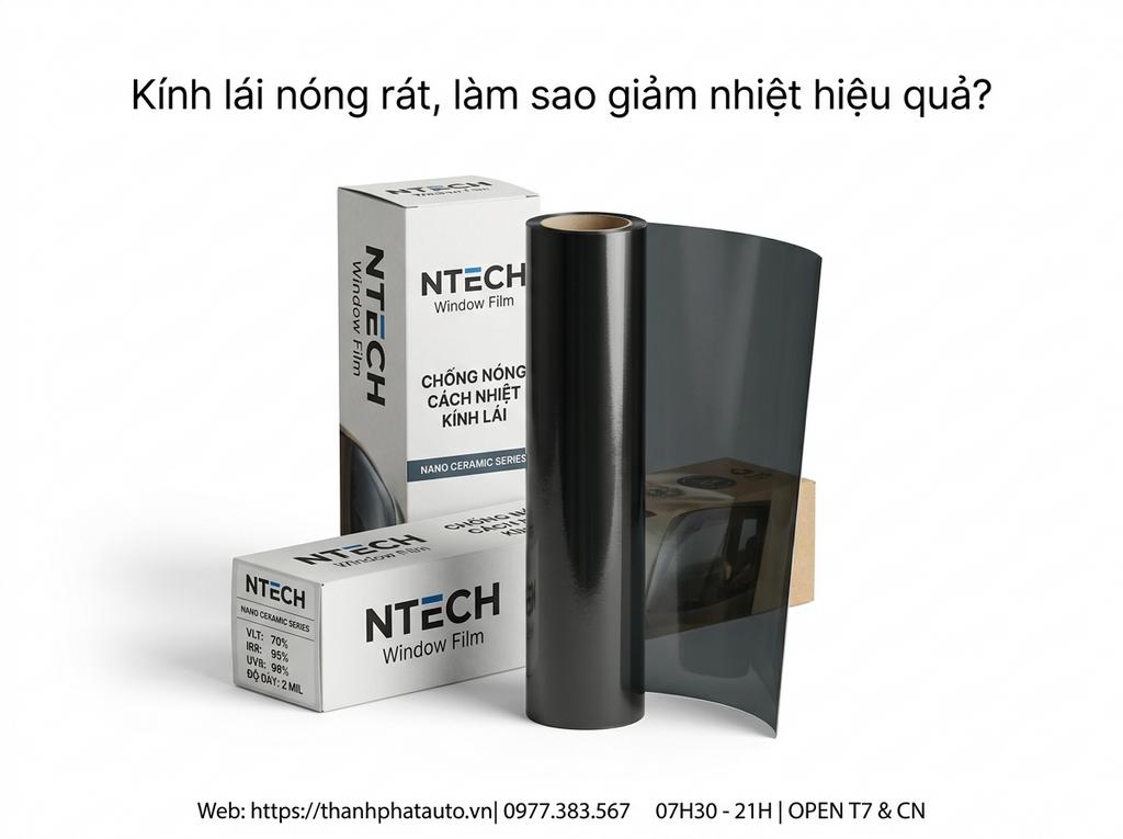 Kính lái nóng rát, làm sao giảm nhiệt hiệu quả?