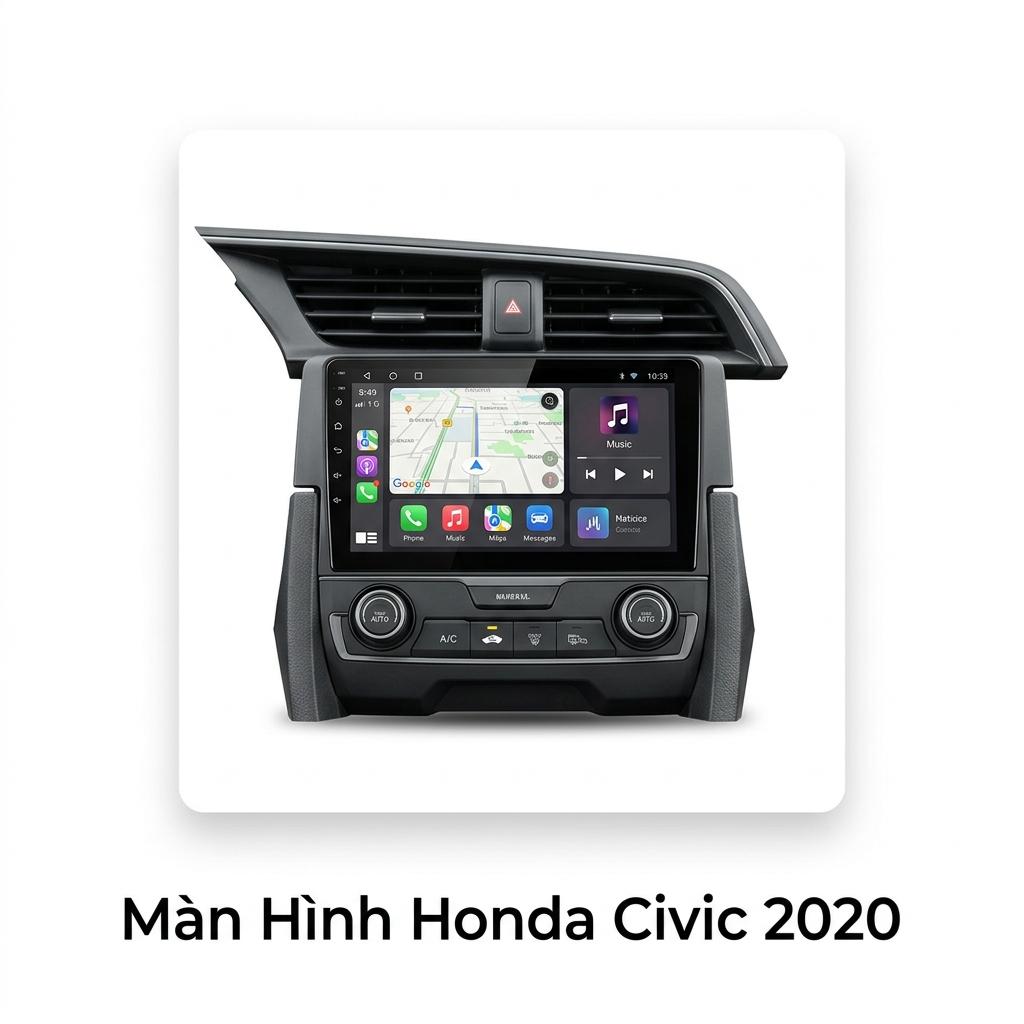 Màn Hình Android Honda Civic 2020 Lắp Đặt Tận Nơi Uy Tín Tại TPHCM chính hãng