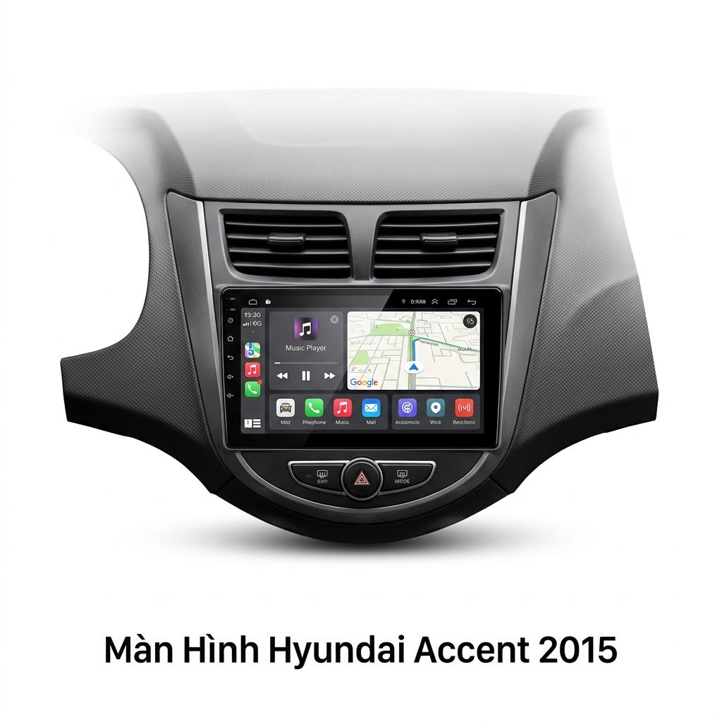 Màn Hình Android Hyundai Accent 2015 Chính Hãng - Lắp Đặt Tận Nơi chính hãng