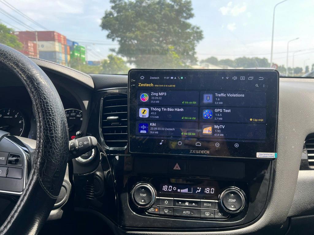 Màn Hình Android Mitsubishi Outlander 2019 Lắp Đặt Tận Nơi Uy Tín chính hãng 4