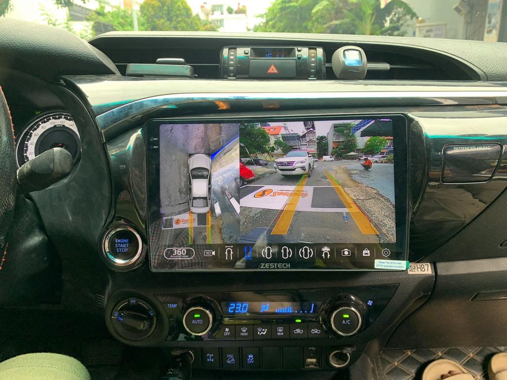 Màn Hình Android Toyota Hilux 2021 Lắp Đặt Tận Nơi Uy Tín chính hãng 3