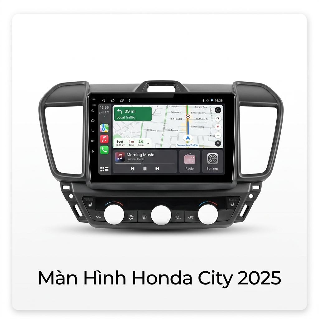 Màn Hình Honda City 2025 Android Zestech Cao Cấp Lắp Đặt Tận Nơi chính hãng
