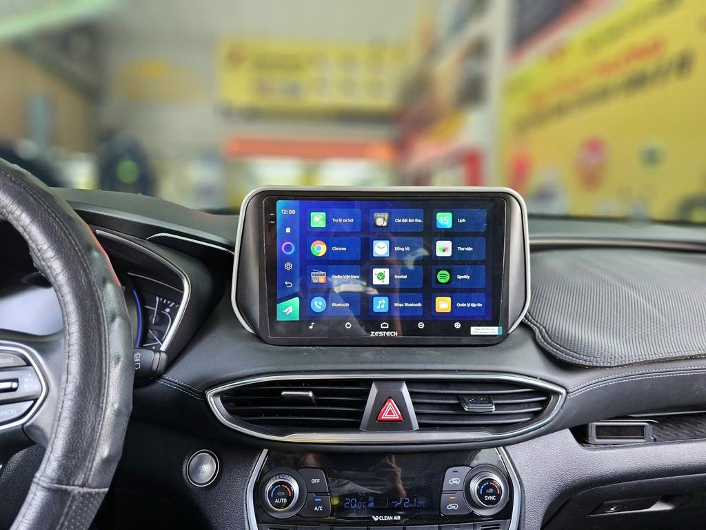 Màn Hình Hyundai Santafe 2023 Chính Hãng - Lắp Đặt Tận Nơi Uy Tín chính hãng 3