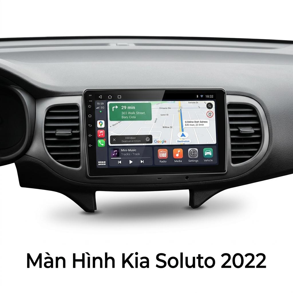 Màn Hình Kia Soluto 2022 Android Thông Minh Lắp Đặt Tận Nơi chính hãng