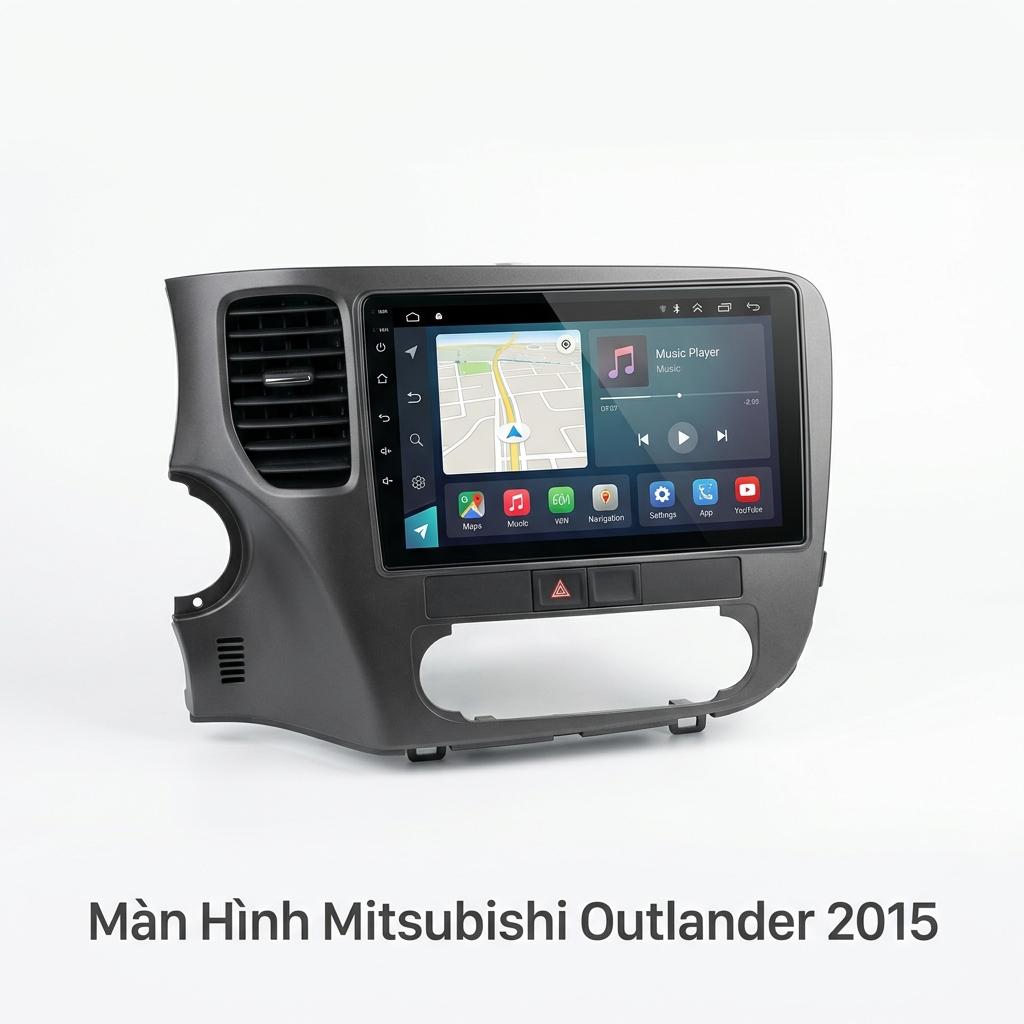 Màn Hình Mitsubishi Outlander 2015 Lắp Đặt Tận Nơi Uy Tín chính hãng