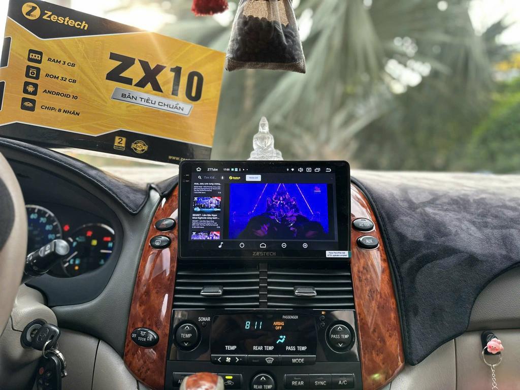 Màn Hình Toyota Sienna 2011 Android Zestech Lắp Đặt Tận Nơi Uy Tín chính hãng 3