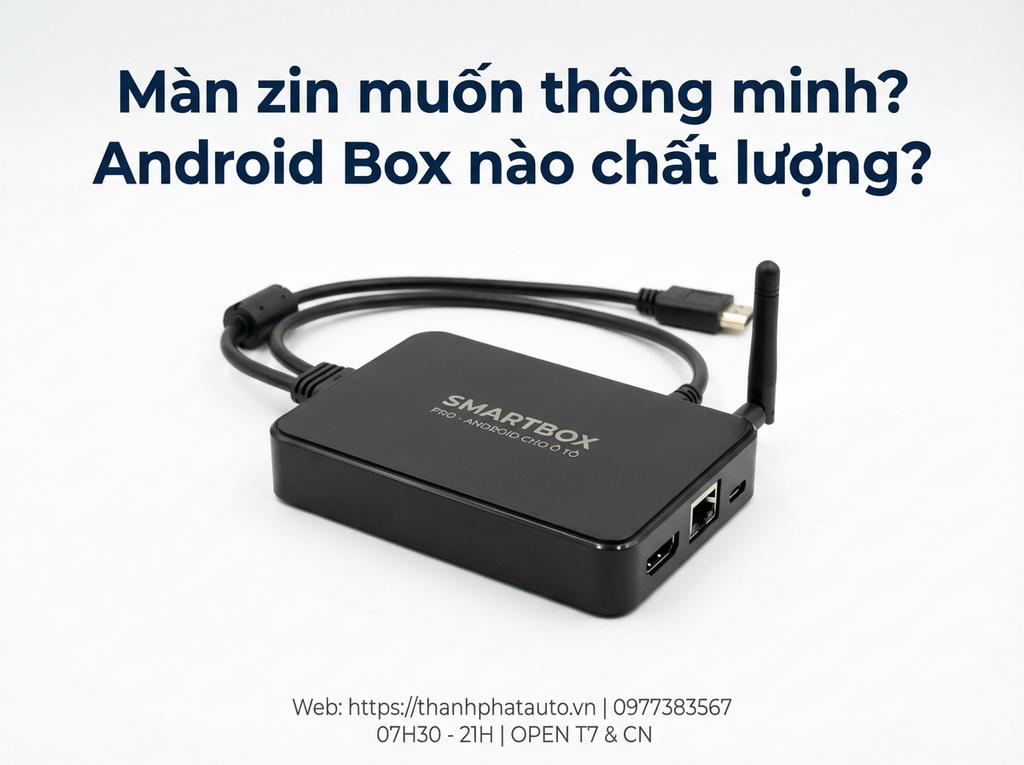 Màn zin muốn thông minh? Android Box nào chất lượng?