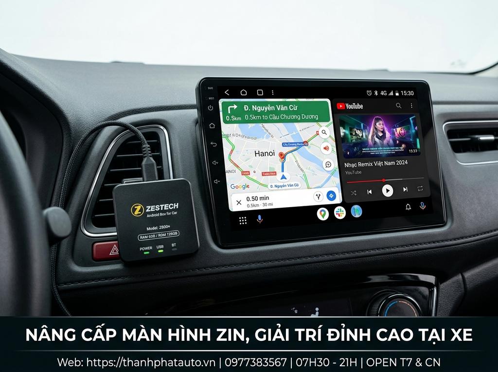 Nâng cấp màn hình zin, giải trí đỉnh cao tại xe