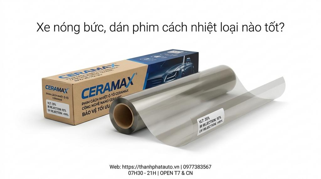 Xe nóng bức, dán phim cách nhiệt loại nào tốt?