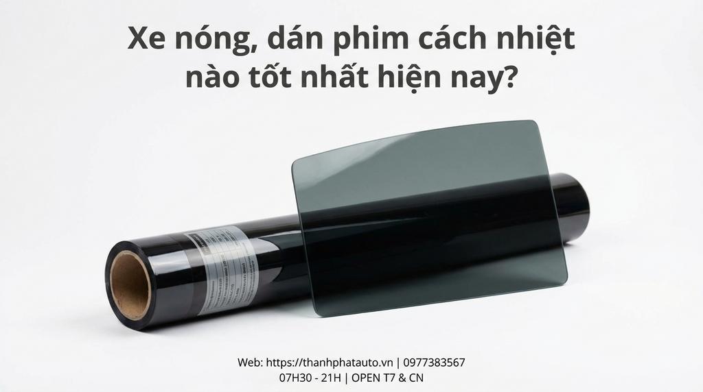 Xe nóng, dán phim cách nhiệt nào tốt nhất hiện nay?