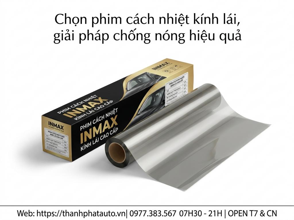Chọn phim cách nhiệt kính lái, giải pháp chống nóng hiệu quả