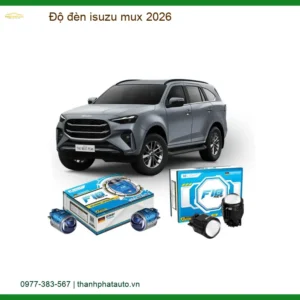 Độ Đèn Isuzu Mux 2026 Tăng Sáng Đẳng Cấp, An Toàn Tại Thành Phát Auto