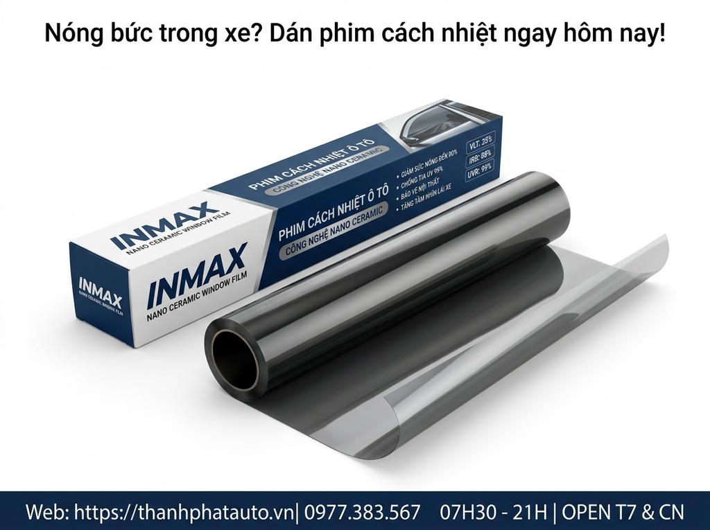 Nóng bức trong xe? Dán phim cách nhiệt ngay hôm nay!