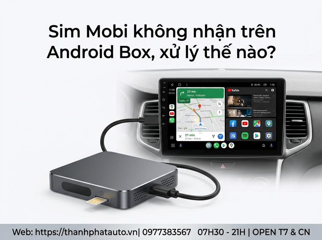 Sim Mobi không nhận trên Android Box, xử lý thế nào?