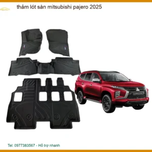 Thảm Lót Sàn Mitsubishi Pajero 2025 Chính Hãng - Bảo Vệ Nội Thất Hoàn Hảo