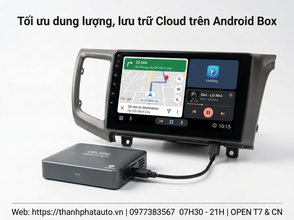 Tối ưu dung lượng, lưu trữ Cloud trên Android Box