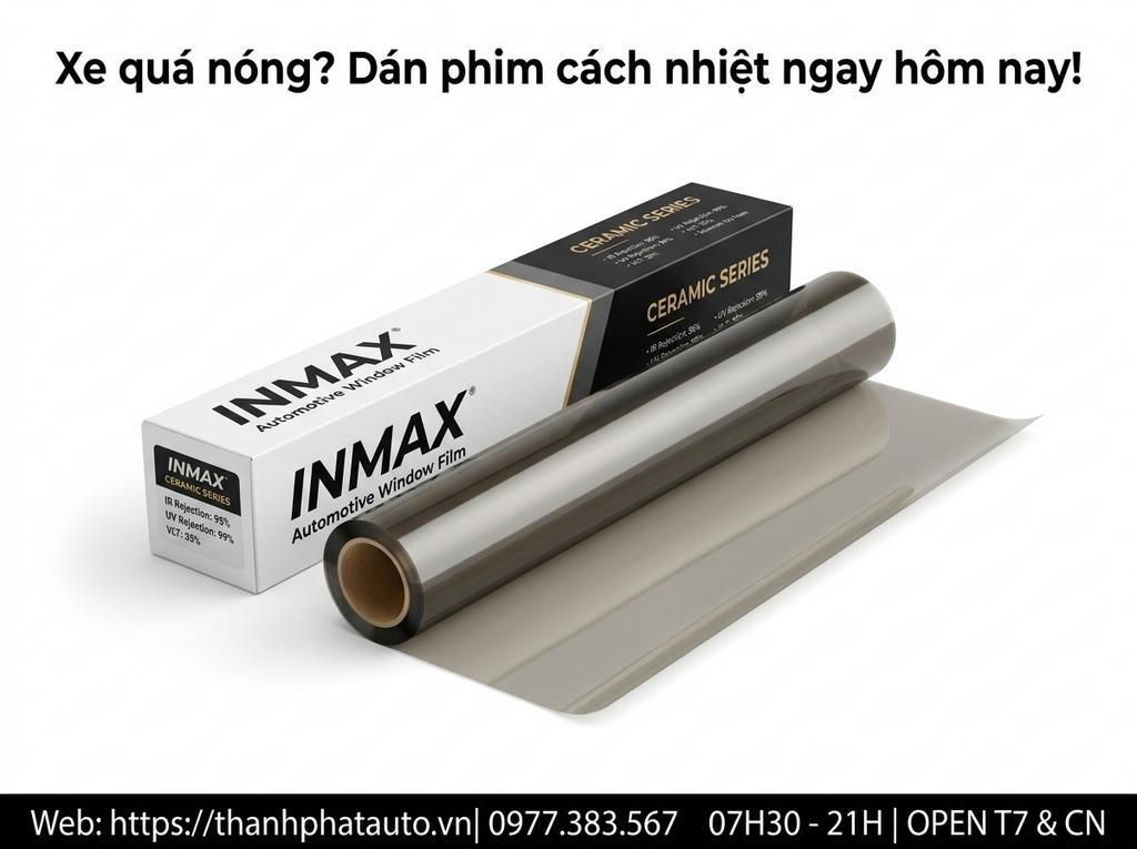 Xe quá nóng? Dán phim cách nhiệt ngay hôm nay!