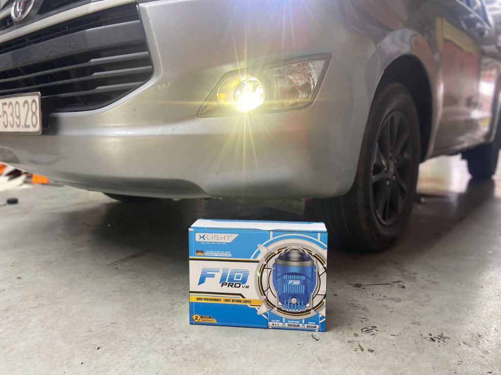 Innova 2017 Lắp Bi Gầm F10 PRO V2 – Tăng Sáng Khi Đi Đêm