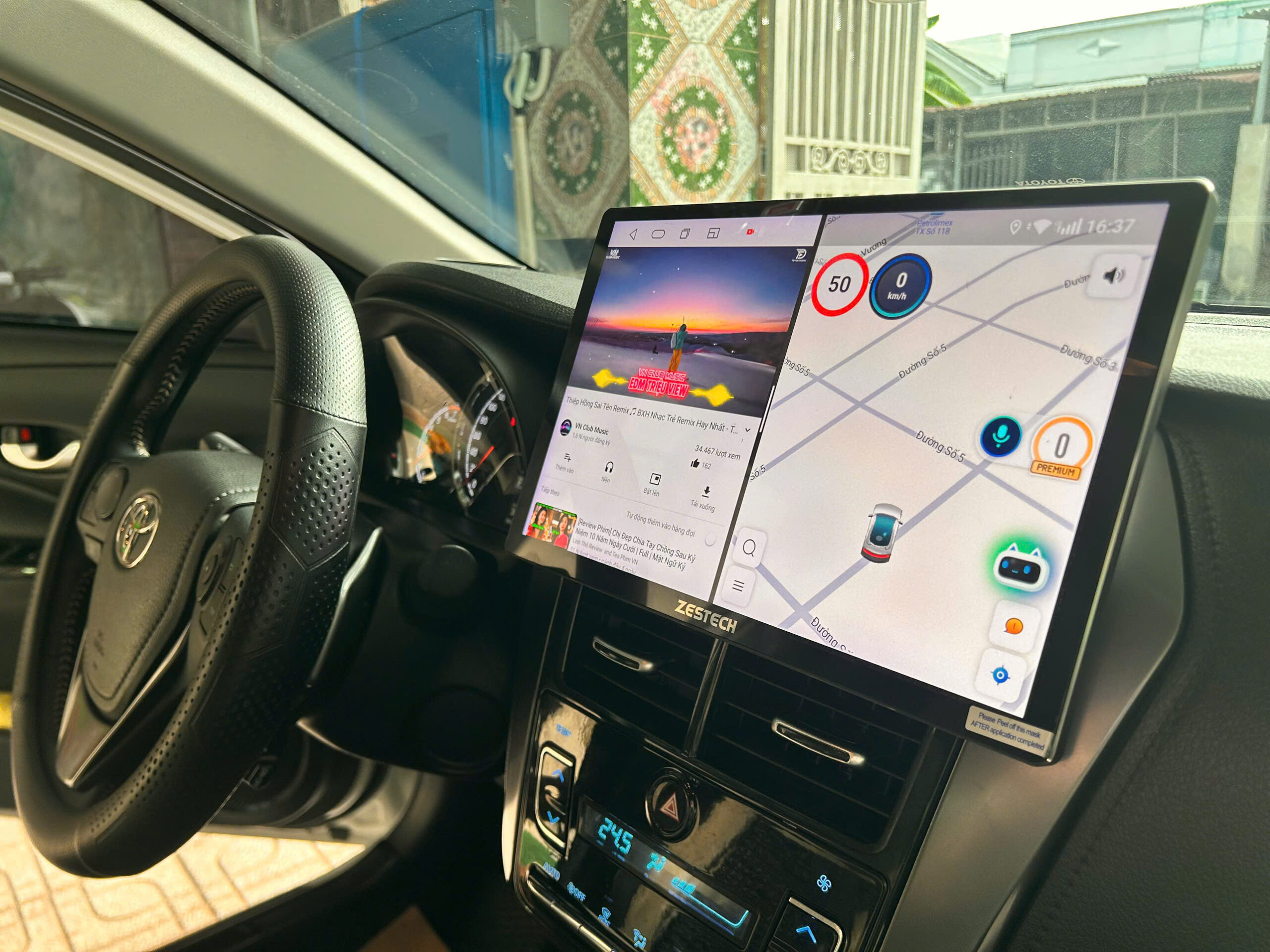 Màn Hình Zestech 13inch ADAS 360 Vios Cao Cấp
