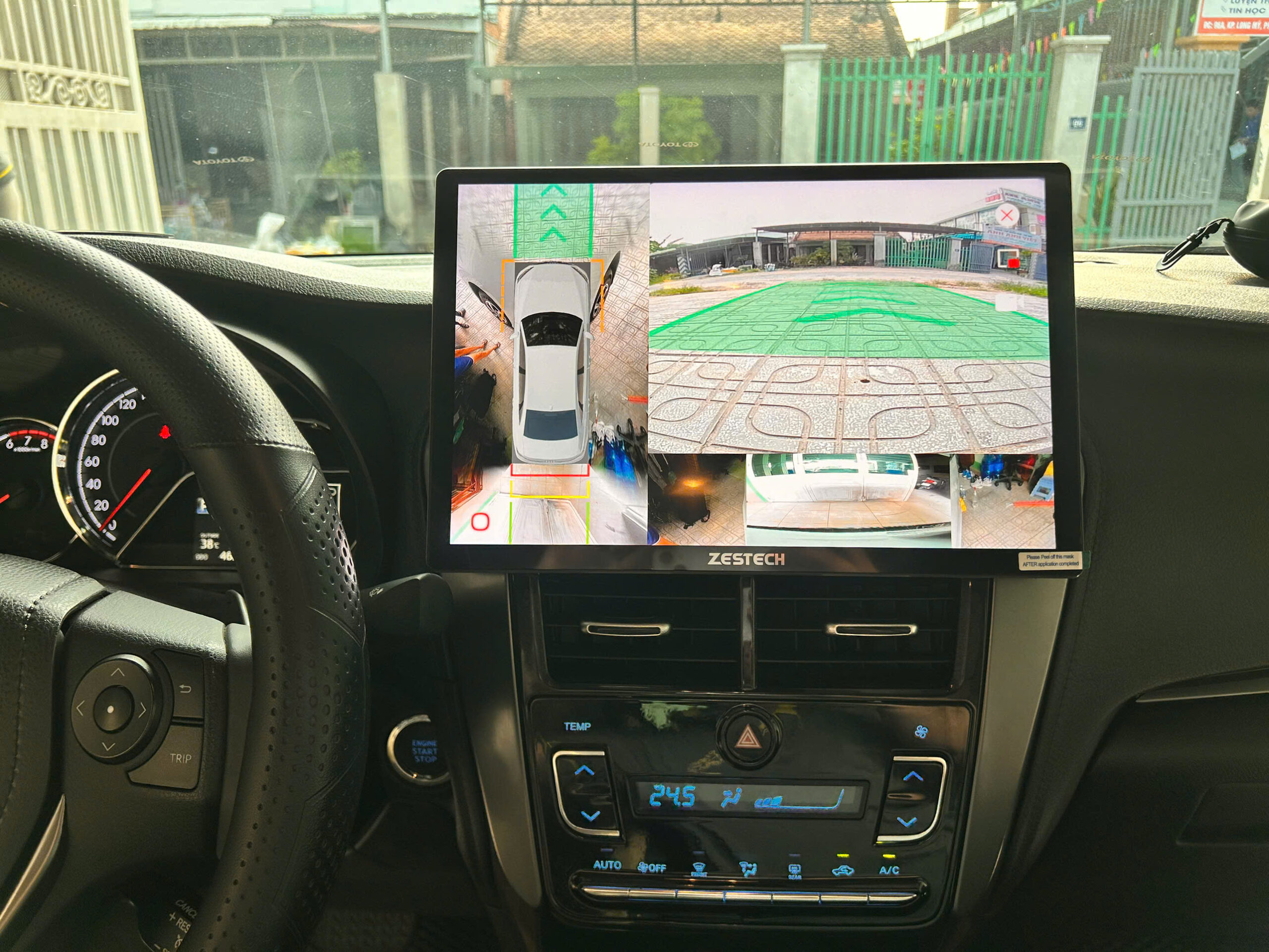Màn Hình Zestech 13inch ADAS 360 Vios Cao Cấp