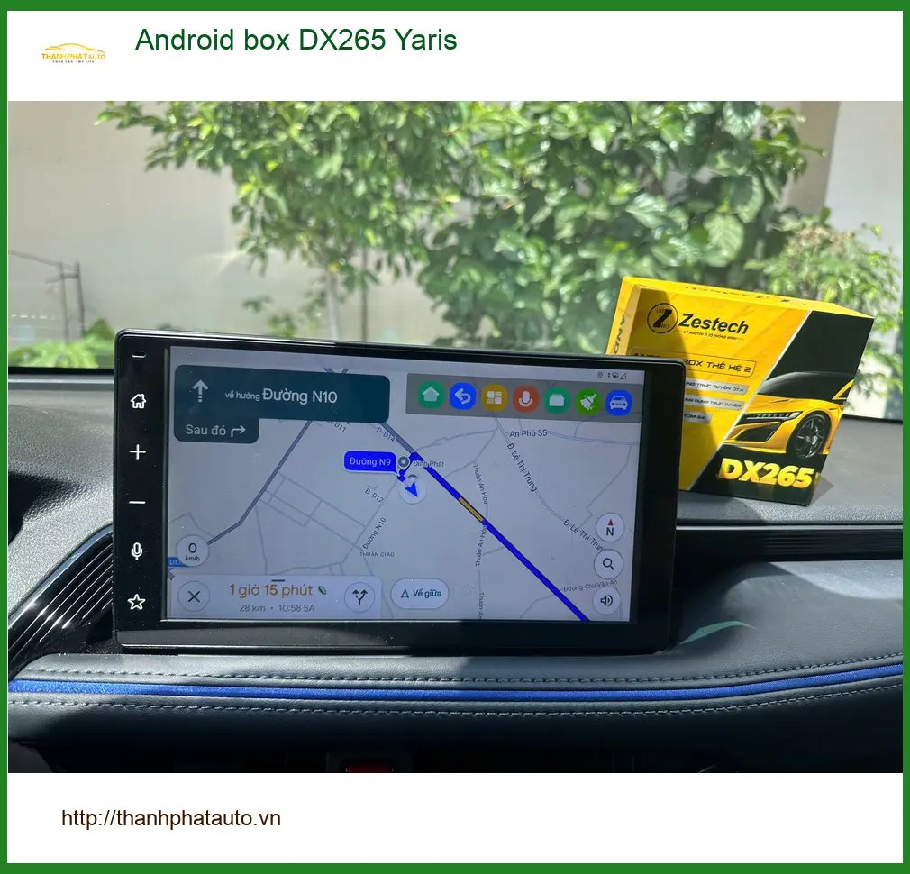 Anh Khôi nâng cấp Android box DX265 Yaris tại Quận 9, tận hưởng giải trí đỉnh cao ảnh thực tế 3