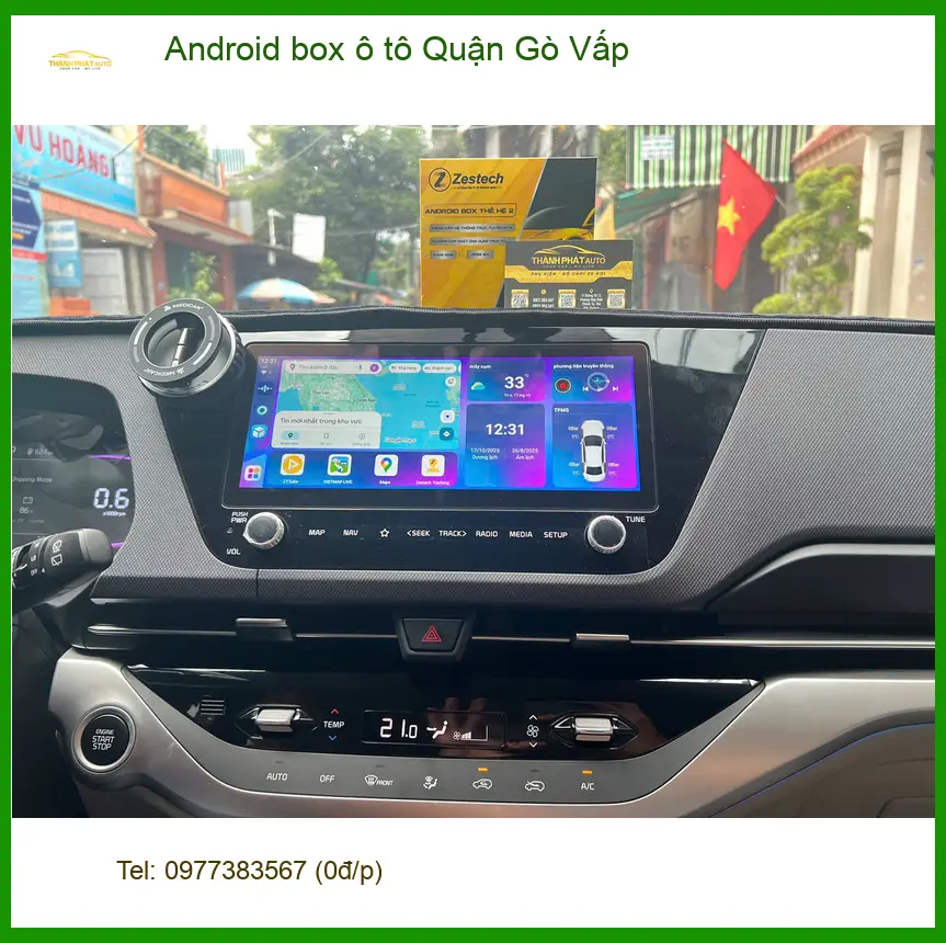 Trung Tâm Gắn Màn Hình Android Ô Tô Tại Quận Gò Vấp - Lắp Đặt Uy Tín TPHCM ảnh thực tế 2