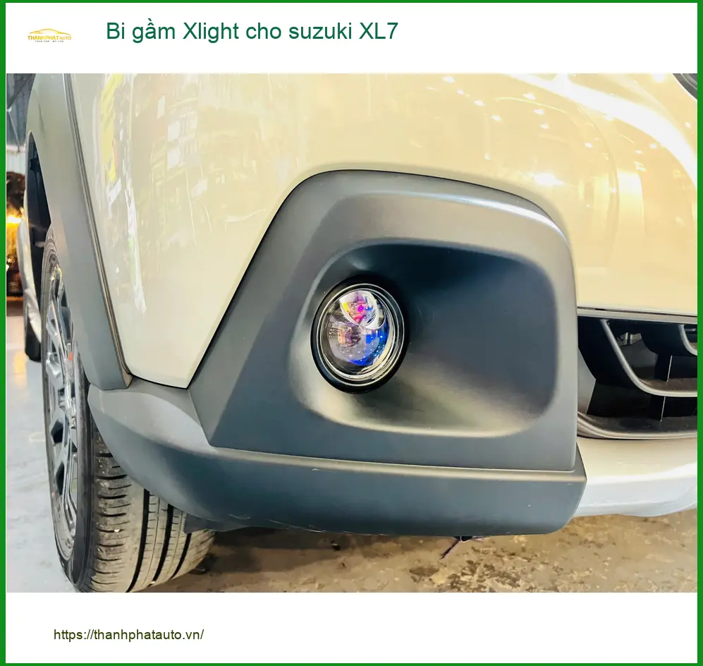 Anh Quang độ Bi gầm Xlight cho Suzuki XL7 vì đèn zin yếu ở Thủ Đức. ảnh thực tế 2