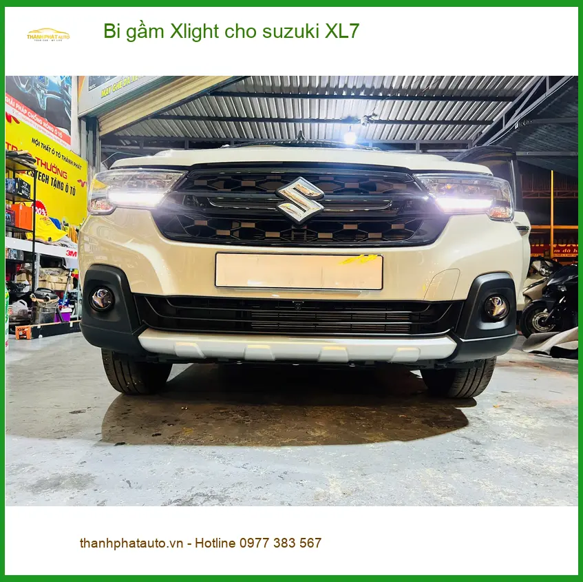 Anh Quang độ Bi gầm Xlight cho Suzuki XL7 vì đèn zin yếu ở Thủ Đức. ảnh thực tế 4