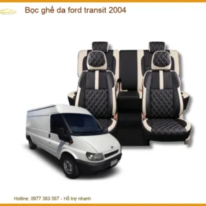 Bọc Ghế Da Ford Transit 2004 - Địa Chỉ Lắp Đặt Uy Tín TPHCM