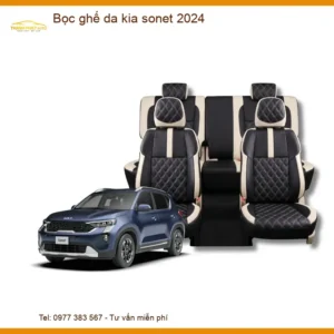 Bọc Ghế Da Kia Sonet 2024 - Địa Chỉ Lắp Đặt Uy Tín TPHCM