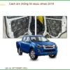 Cách âm chống ồn Isuzu Dmax 2018 - Trung Tâm Lắp Đặt Uy Tín TPHCM
